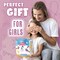 Unicorn Squishy Paint Set for Kids Ages 8-12, Unicorn Gifts for Girls 8-10, Arts and Crafts for Kids, Paint Your Own Squishies Kit